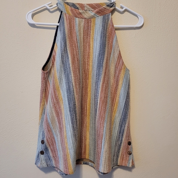 W5 Tops - W5 Blouse Womens Small‎ Multicolor Sleeveless Ladies Casual Formal Top Size S